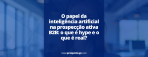 prospecção ativa por IA
