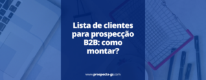 lista de clientes para prospecção