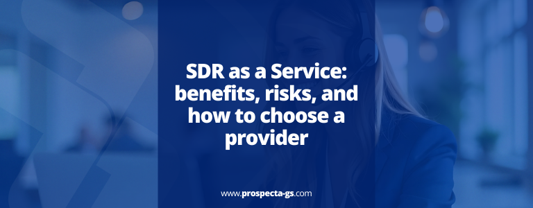 outsourced SDR