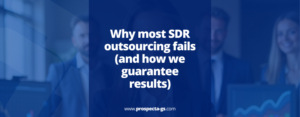 Outsourced SDR Failures