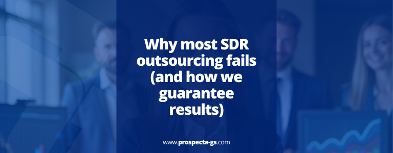 Outsourced SDR Failures